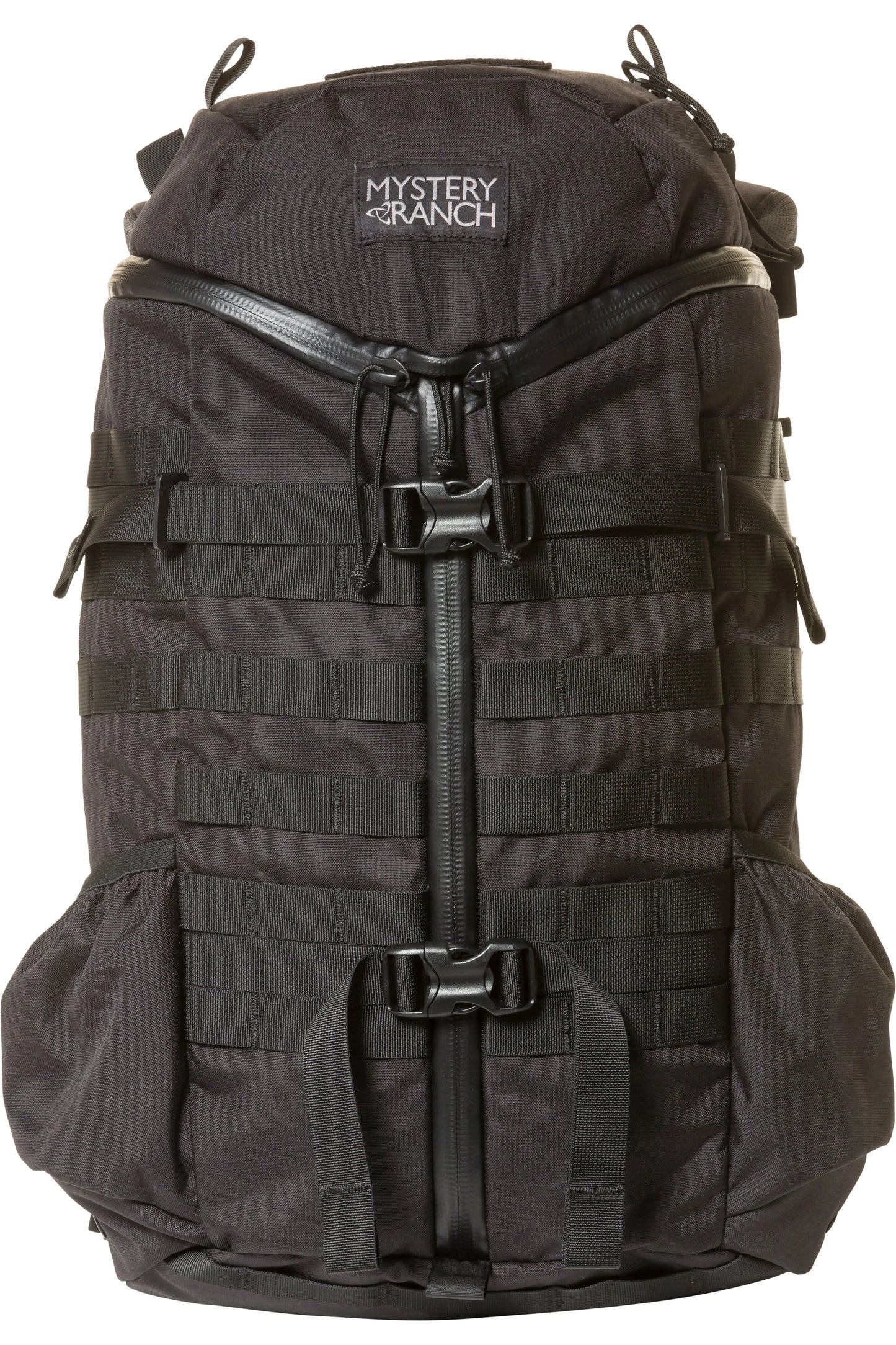Mystery Ranch 2 Day Assault backpack with MOLLE system and 3-zip design.