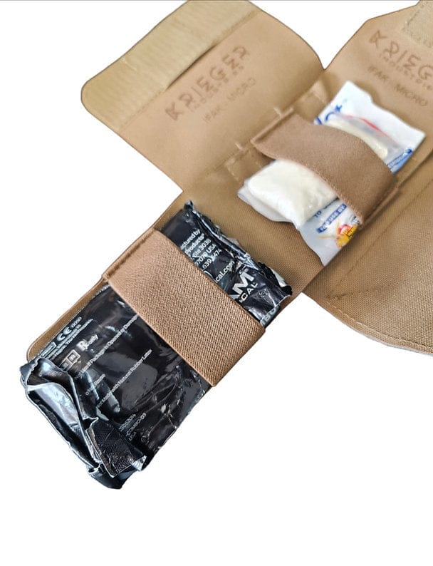 Krieger Industries Micro IFAK 2.0 — Compact Tactical First-Aid Pouch (Pouch Only)