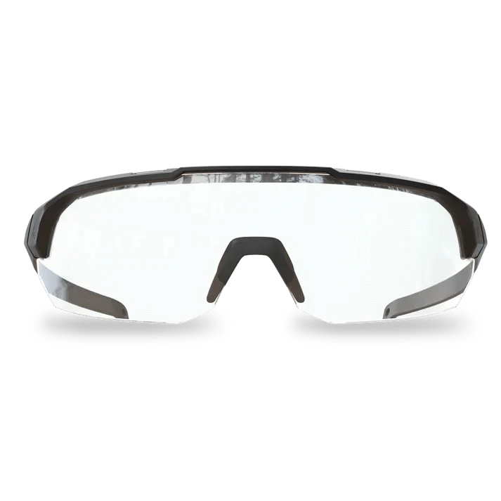 Arc Light tactical glasses with clear vapor shield lens and anti-slip nylon frames.