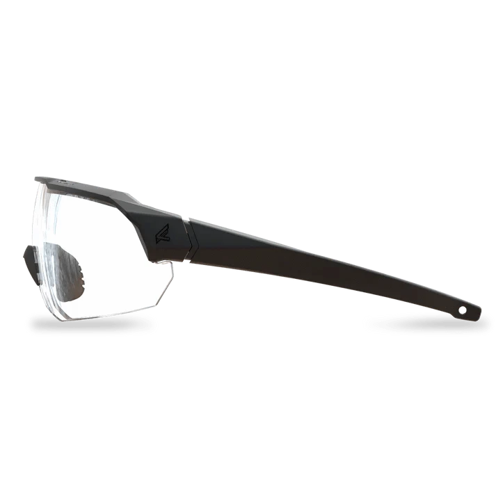 Arc Light tactical eyewear with clear vapor shield lens and durable nylon frame.