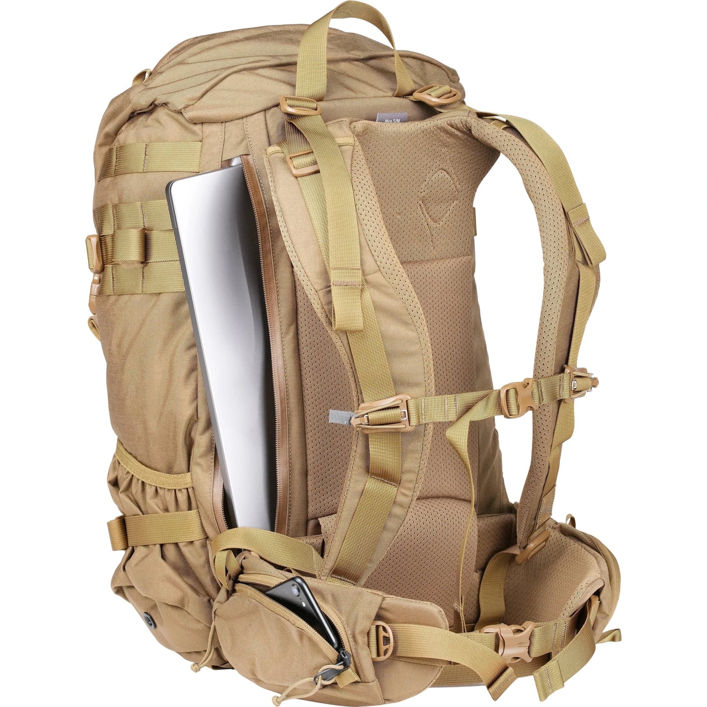 BLITZ 35 Backpack with tactical design, laptop sleeve, and PALS webbing.