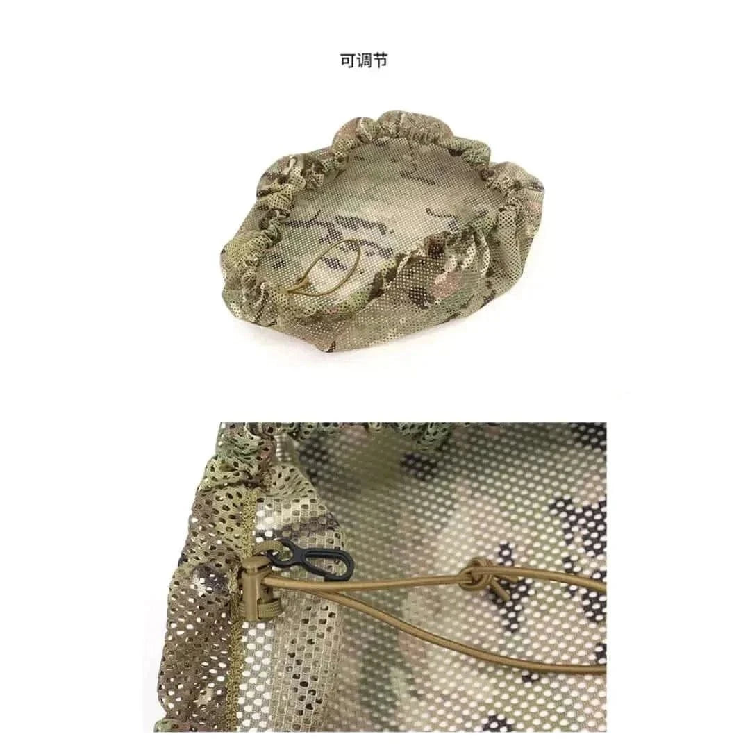 Agilite Mitznefet Helmet Mesh Cover for superior camouflage and helmet protection.
