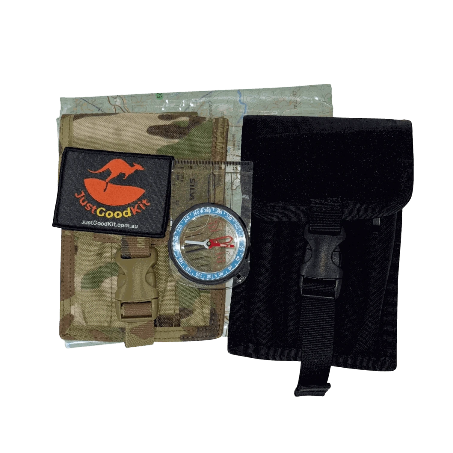 MOLLE compatible pen pouch with secure storage and waterproof design for tactical use.