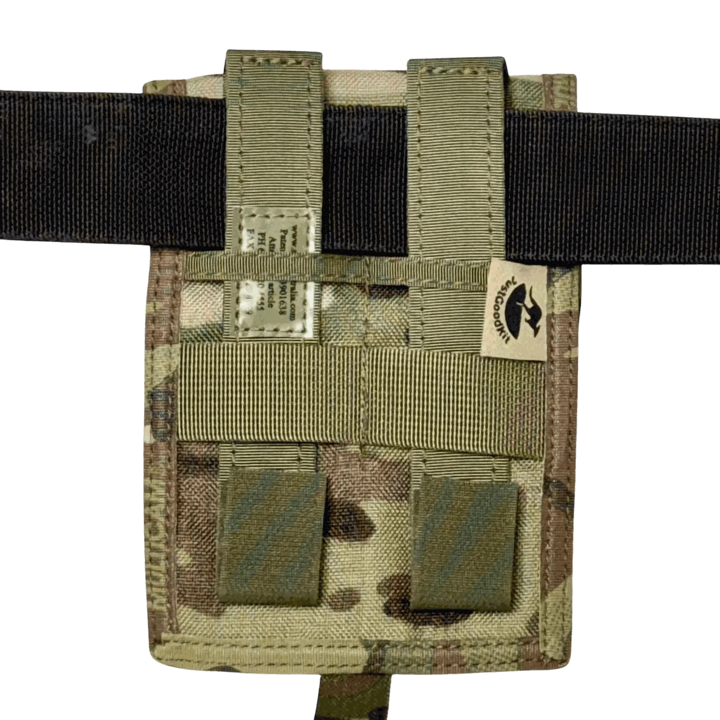 Pen pouch with MOLLE compatibility featuring rugged, durable design and secure attachment straps.