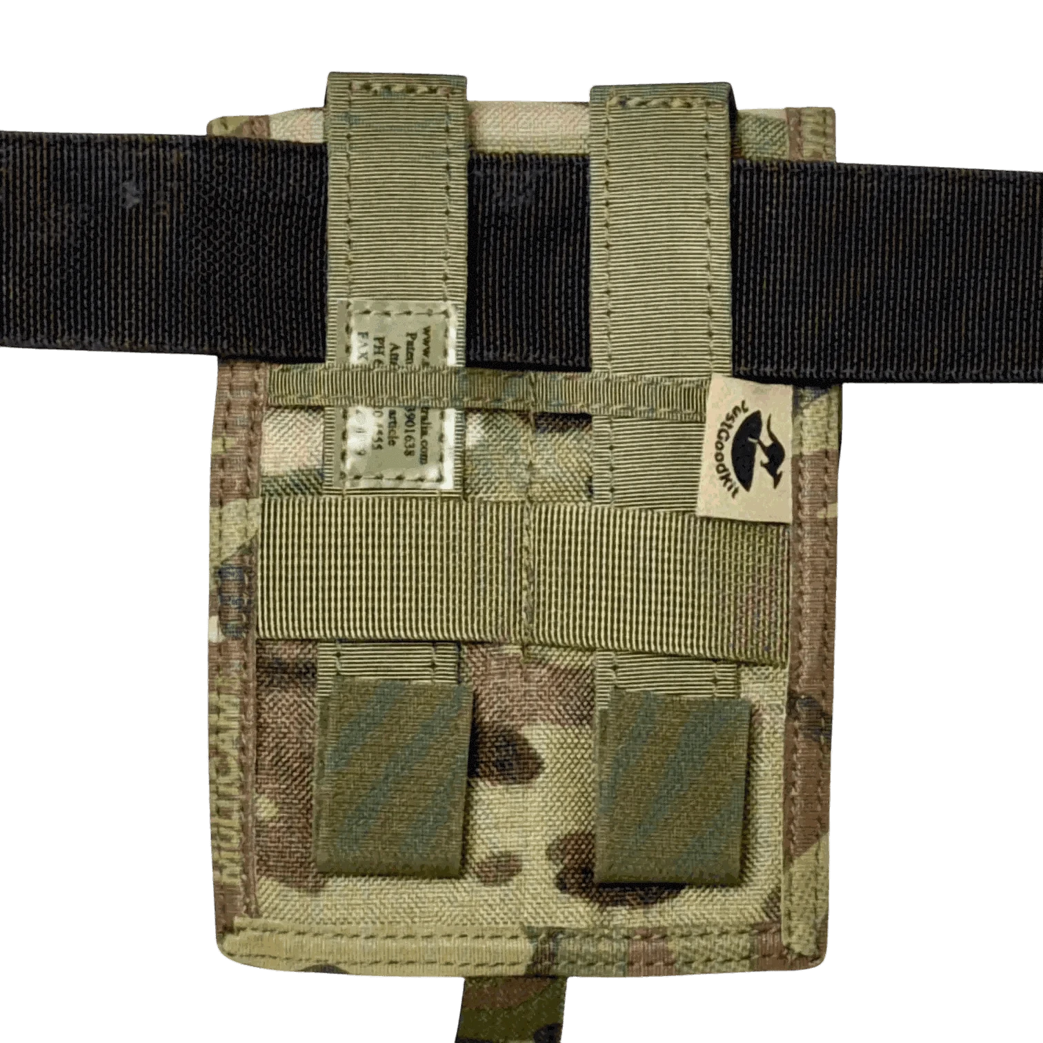 Pen pouch with MOLLE compatibility featuring rugged, durable design and secure attachment straps.