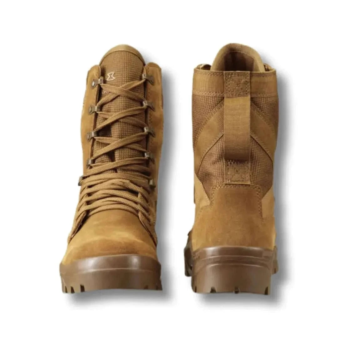 Garmont Bifida T8 Multi-Terrain boot with Vibram sole, split grain leather, and rugged design.