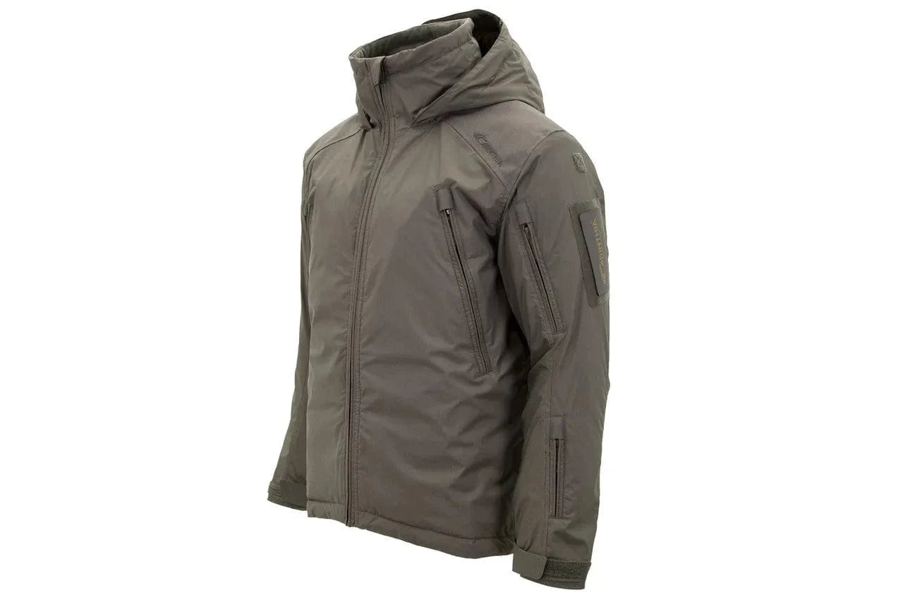 Carinthia MIG 4.0 Jacket with advanced IR Camouflage, Gore Windstopper fabric, and G-LOFT insulation, designed for harsh conditions and professional use.