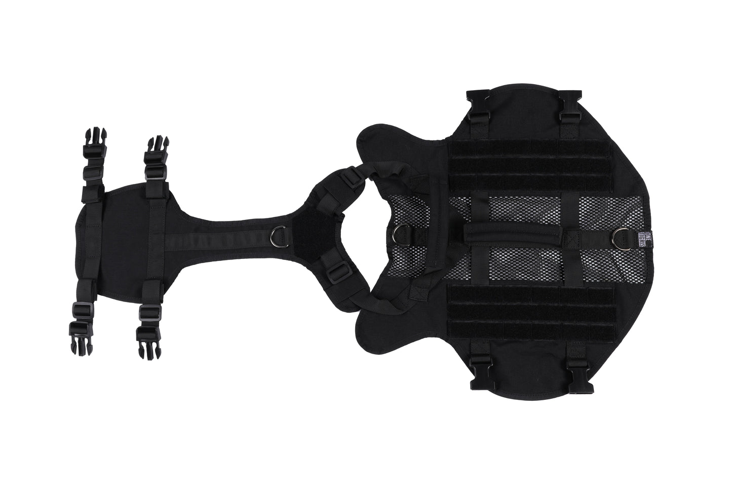 ONETIGRIS AIRE Mesh Harness for dogs, tactical style, breathable and durable.