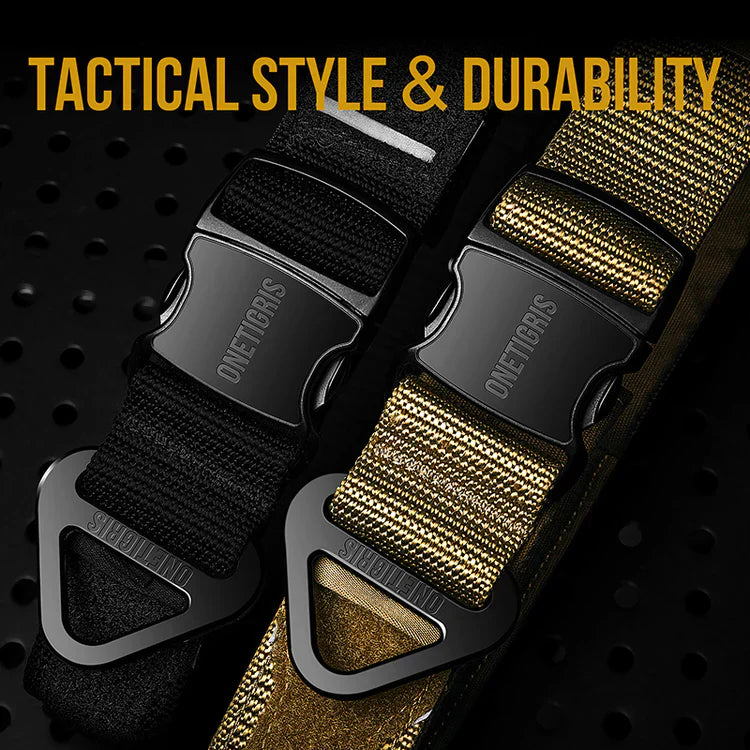 Tactical dog collars showcasing OneTigris X11’s durable design and style.