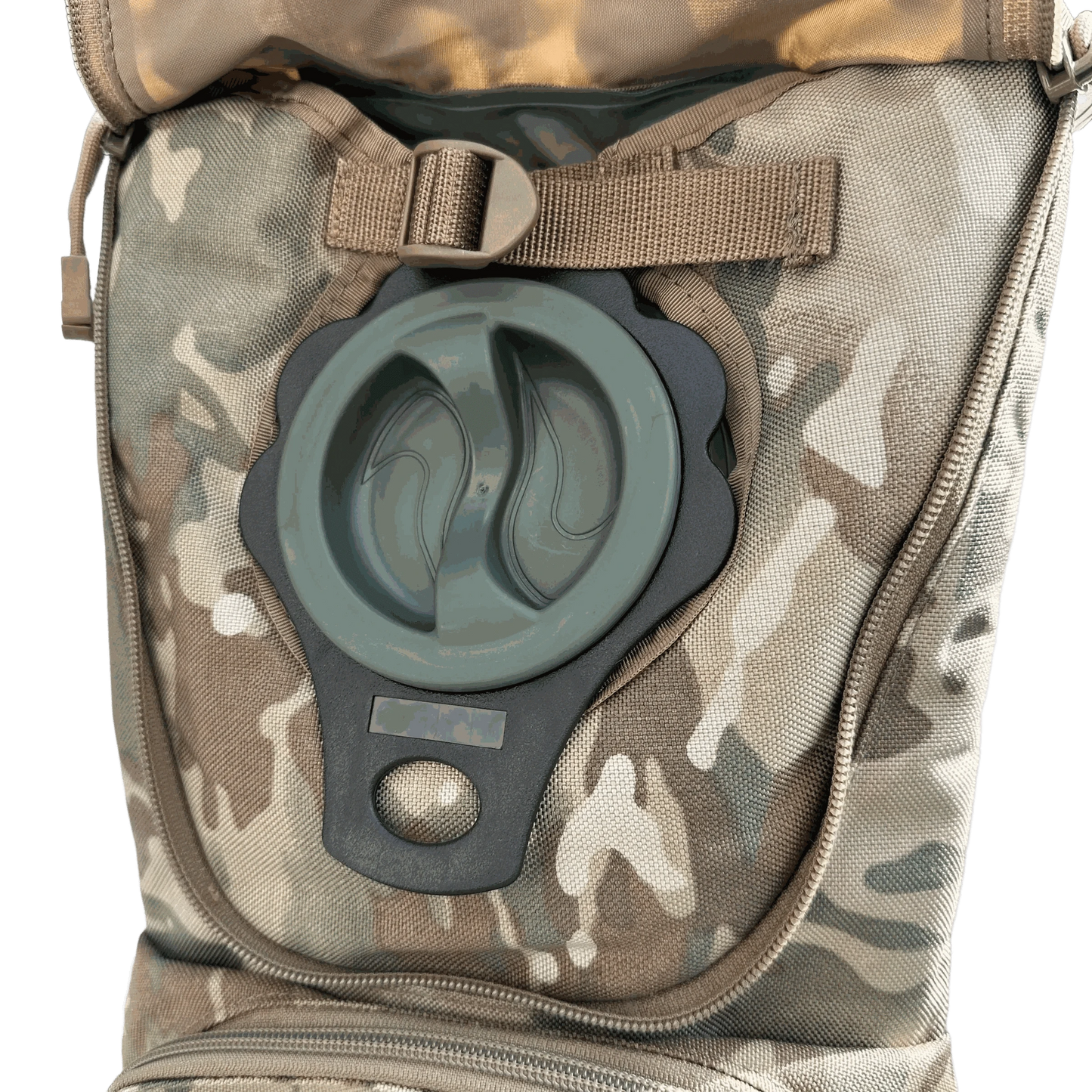 Hydration Backpack with Multicam Nylon Material and Insulated Bladder Sleeve