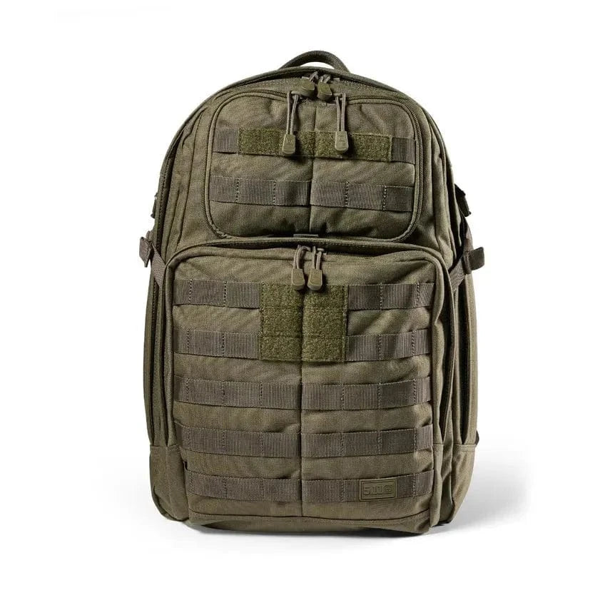 RUSH 24 2.0 Backpack - Versatile, rugged, tactical gear with MOLLE webbing, padded electronics sleeve, and spacious storage.