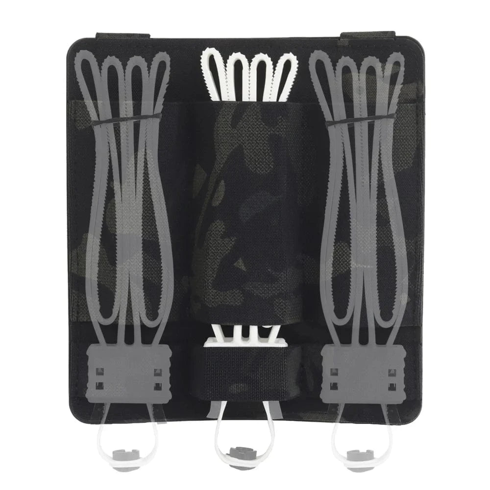 Tactical Cable Tie Holder Panel for Military and Law Enforcement