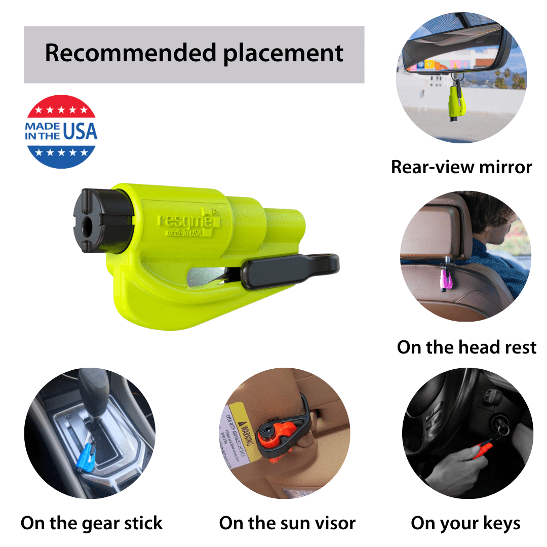 Car Escape Tool | Window Breaker & Seatbelt Cutter
