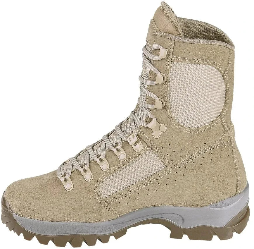 Tactical Meindl Desert Fox boot with reinforced suede, breathable mesh, and durable outsole. Ideal for harsh conditions.
