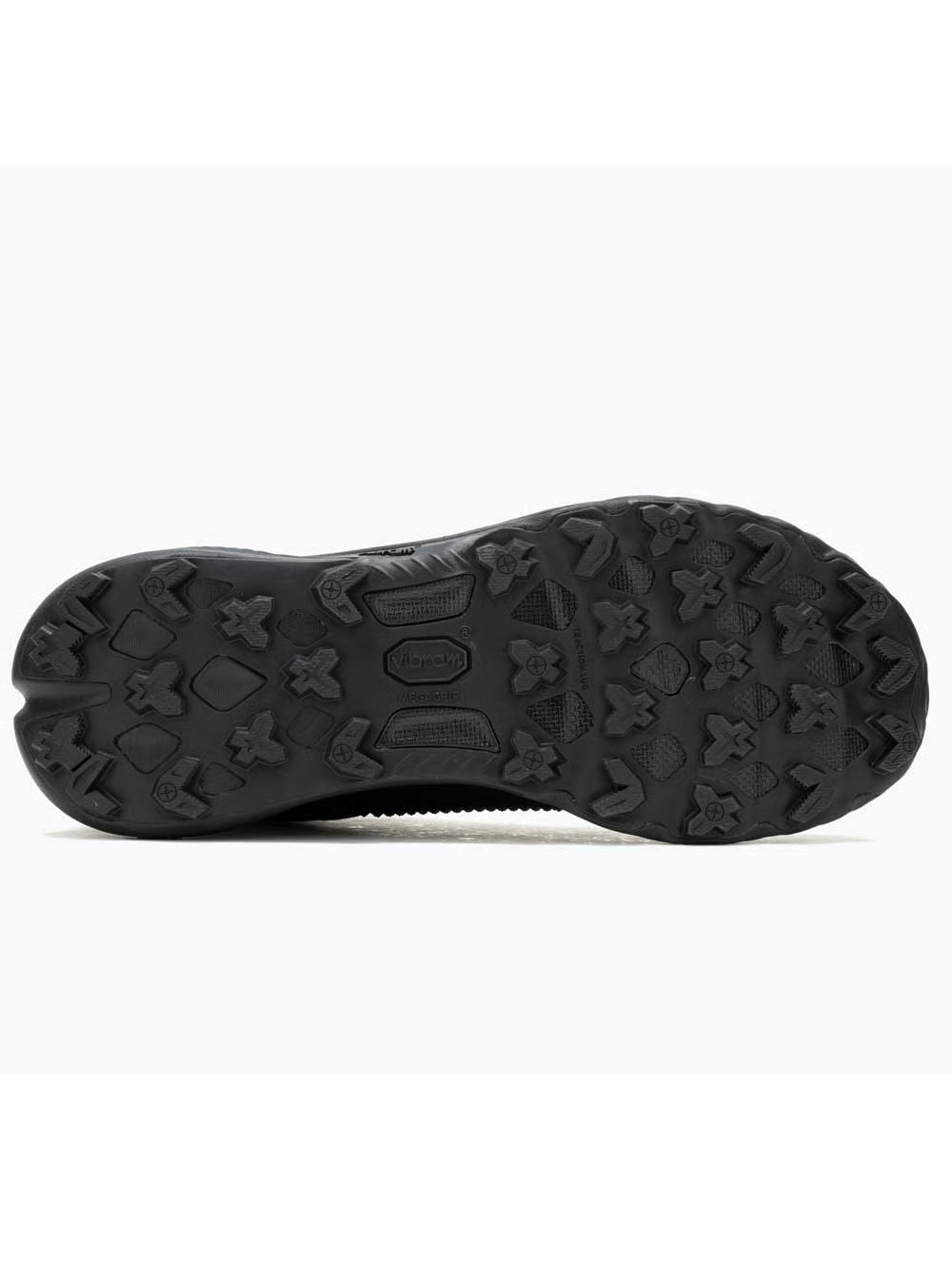 Sole of Merrell Tactical Agility Peak 5 Tactical Mid boot featuring Vibram MegaGrip for exceptional traction.
