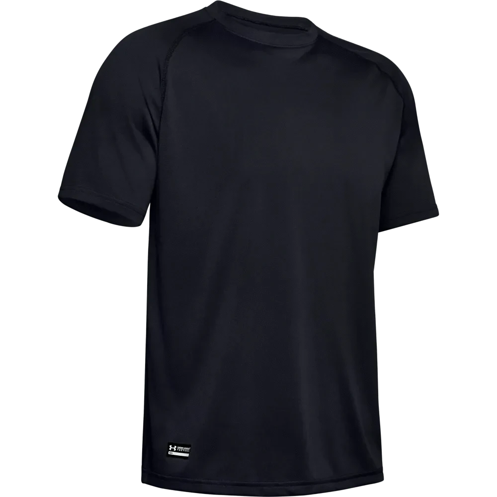 Men's UA Tech™ Performance Shirt - Black, Lightweight, Moisture-Wicking, Quick-Dry, Anti-Odor, Chafe-Free.