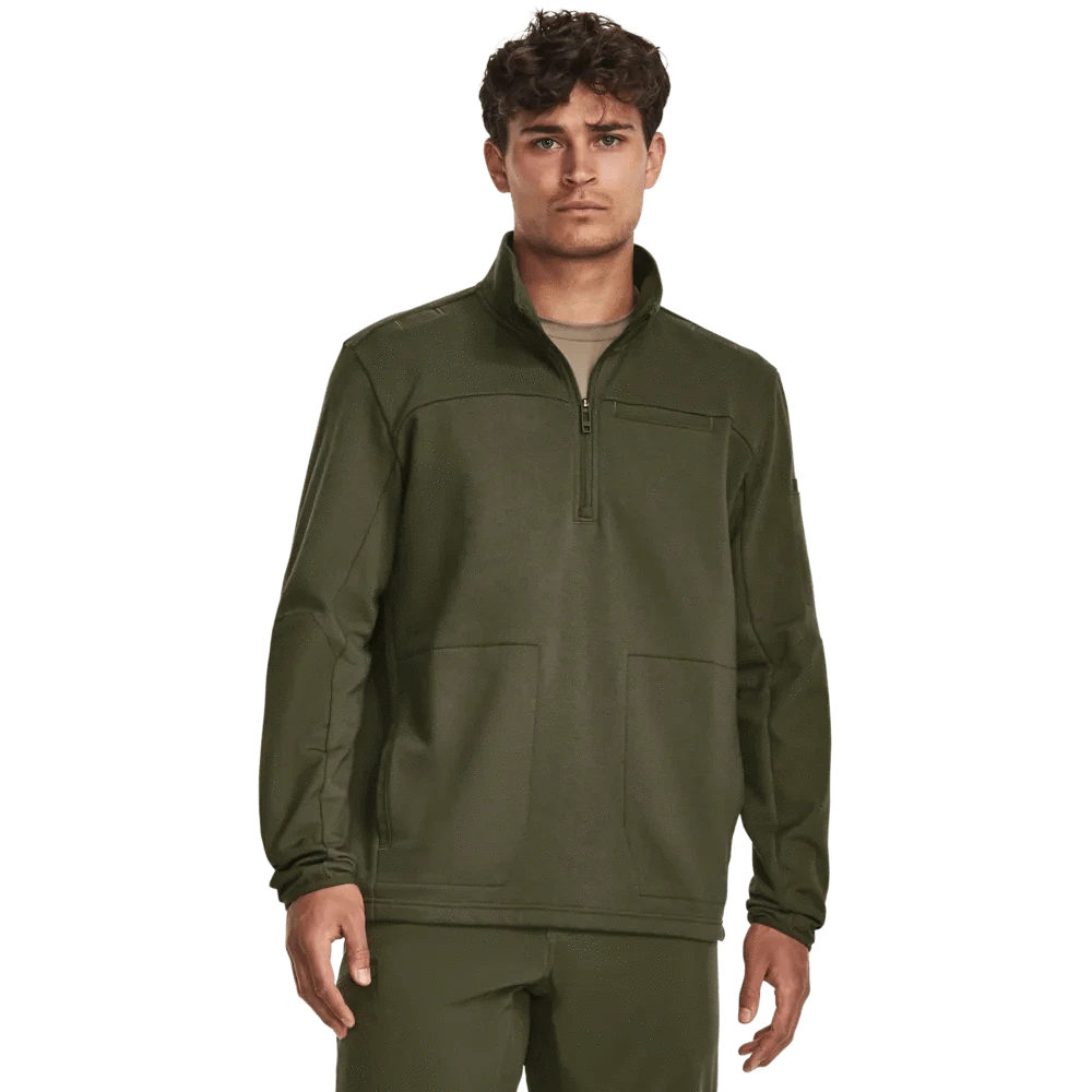 JustGoodKit, Men's UA Rival Fleece Tactical Job ¼ Zip