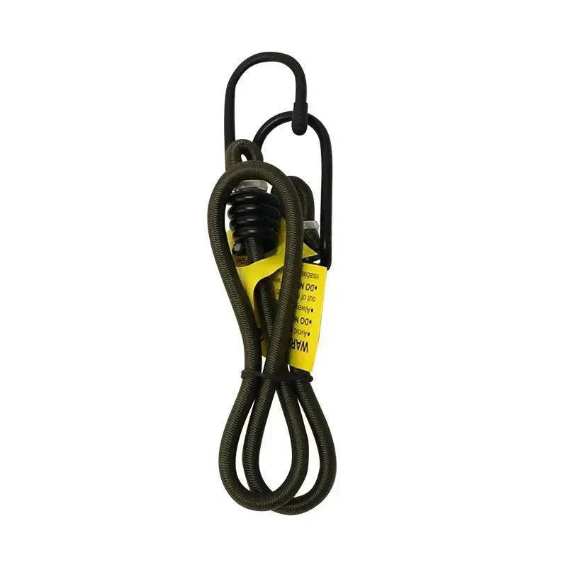 Multipurpose Elasticised Octopus Straps with plastic-tipped steel hooks for versatile securing and bundling.