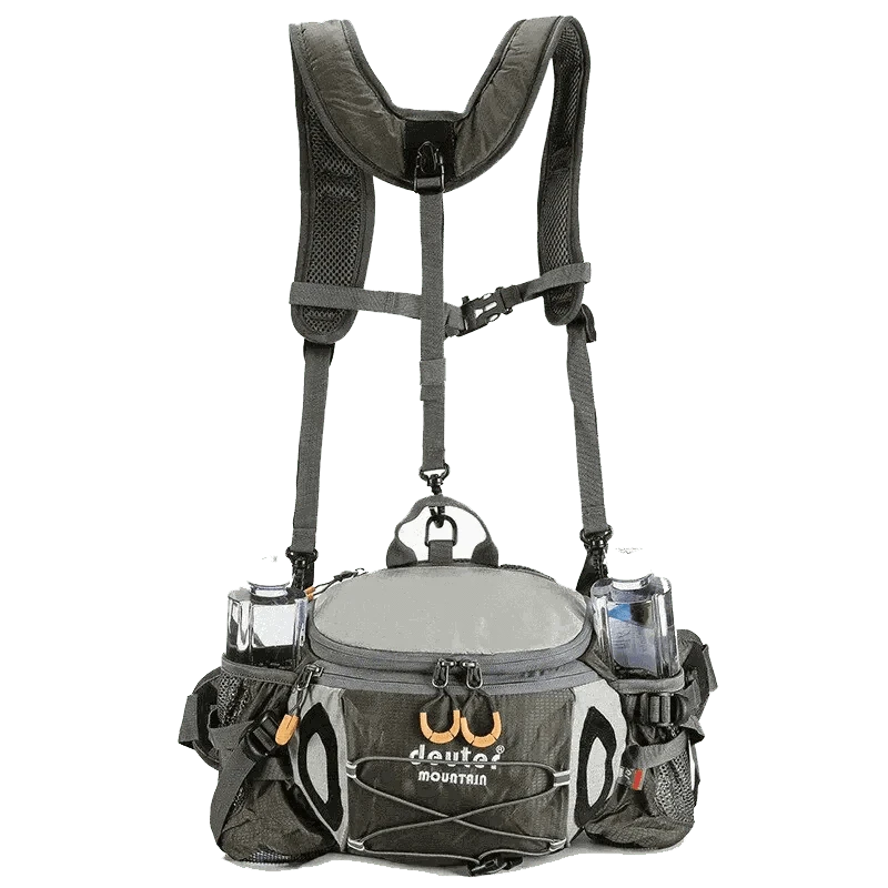 AdaptiPack Nylon Outdoor Companion with adjustable straps and gauze pockets for hiking.