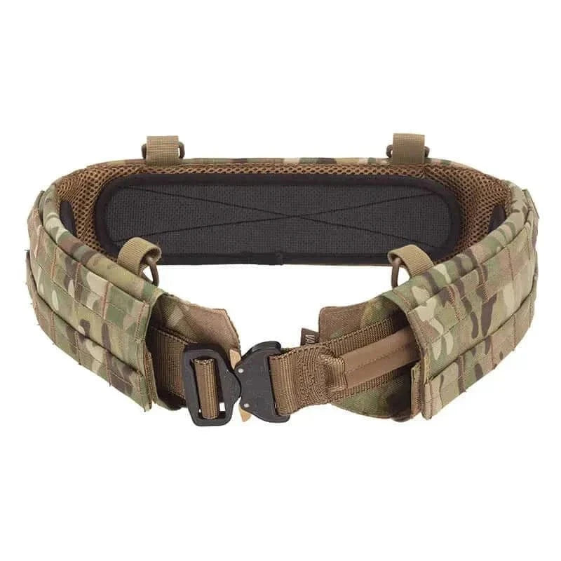 CQB Tactical Belt by Valhalla with anti-slip pads and MOLLE webbing.