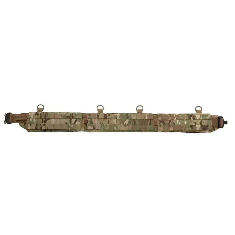 CQB Tactical Belt by Valhalla with MOLLE webbing and anti-slip pads for secure equipment transport.