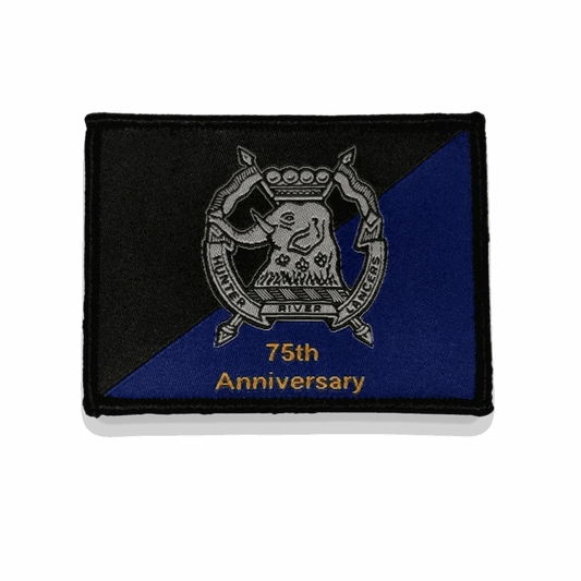 75th Anniversary Hunter River Lances Patch with Velcro Back