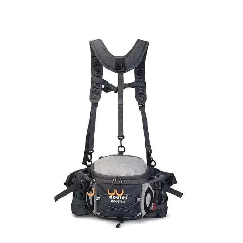 AdaptiPack Nylon Outdoor Companion featuring durable waterproof design, multiple compartments, and adjustable straps for versatile carrying.