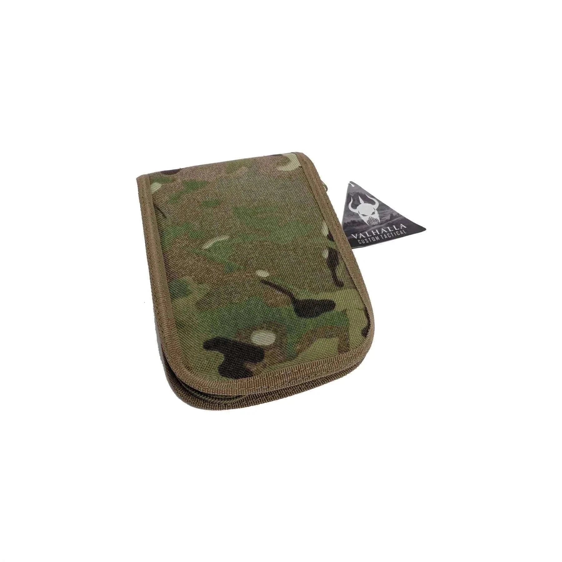 Waterproof Notebook Cover by Valhalla, CORDURA® fabric, fits 3" x 5", rugged zipper, pen/pencil sleeves.