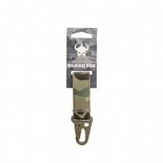 Blood Group Keychain with Snaphook for emergency identification by Valhalla.