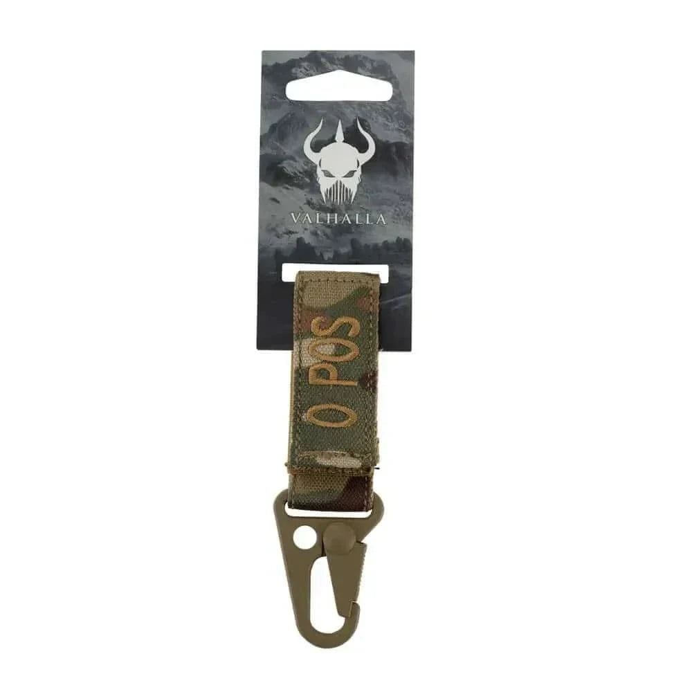 Blood Group Keychain with Snaphook by Valhalla for quick identification in emergencies.