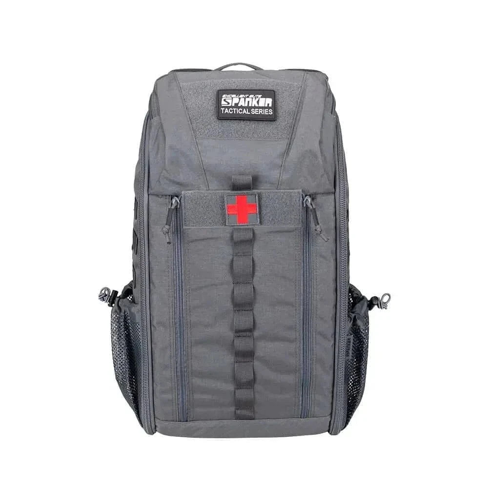 Medical backpack for survival and emergency, durable CORDURA material, ideal for first responders and outdoor enthusiasts.