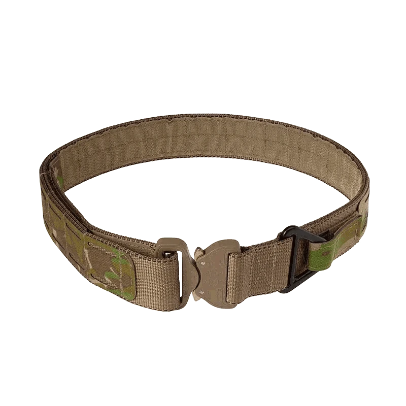 Valhalla ECS Tactical Battle Belt with Austri Alpin Cobra Buckle and laser-cut MOLLE system.