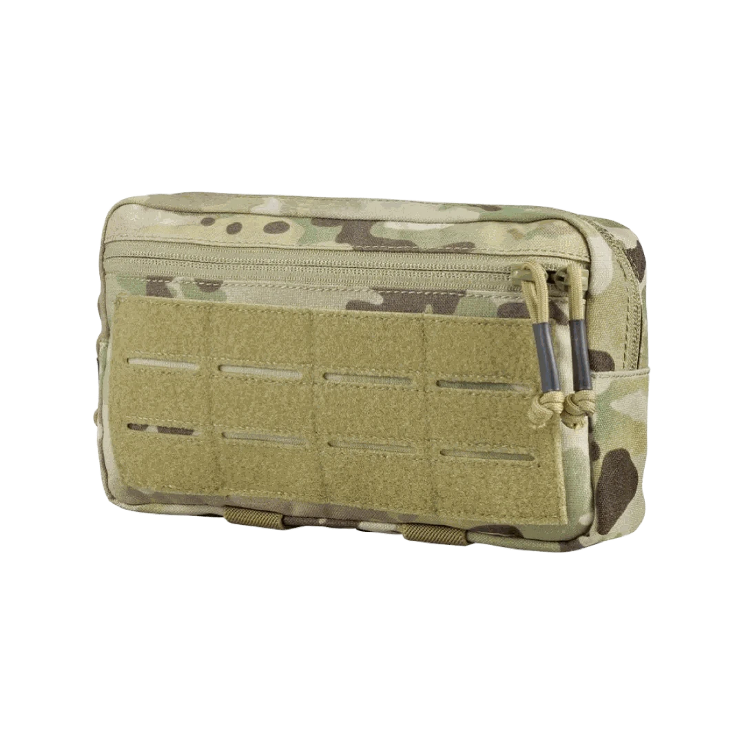 Tactical MOLLE Pouch for EDC in camouflage, featuring durable 500D nylon material with MOLLE attachment system.