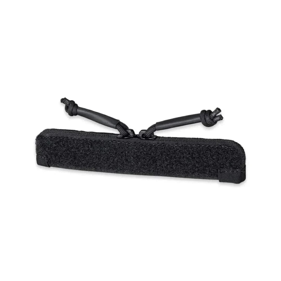 Tactical Double Zipper Storage Pouch in black with durable nylon and YKK zippers.