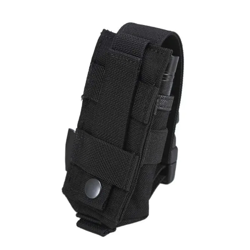 Tactical Flashlight Holster with MOLLE JustGoodKit Tactical Flashlight Holster with MOLLE Everyday Carry Pouch