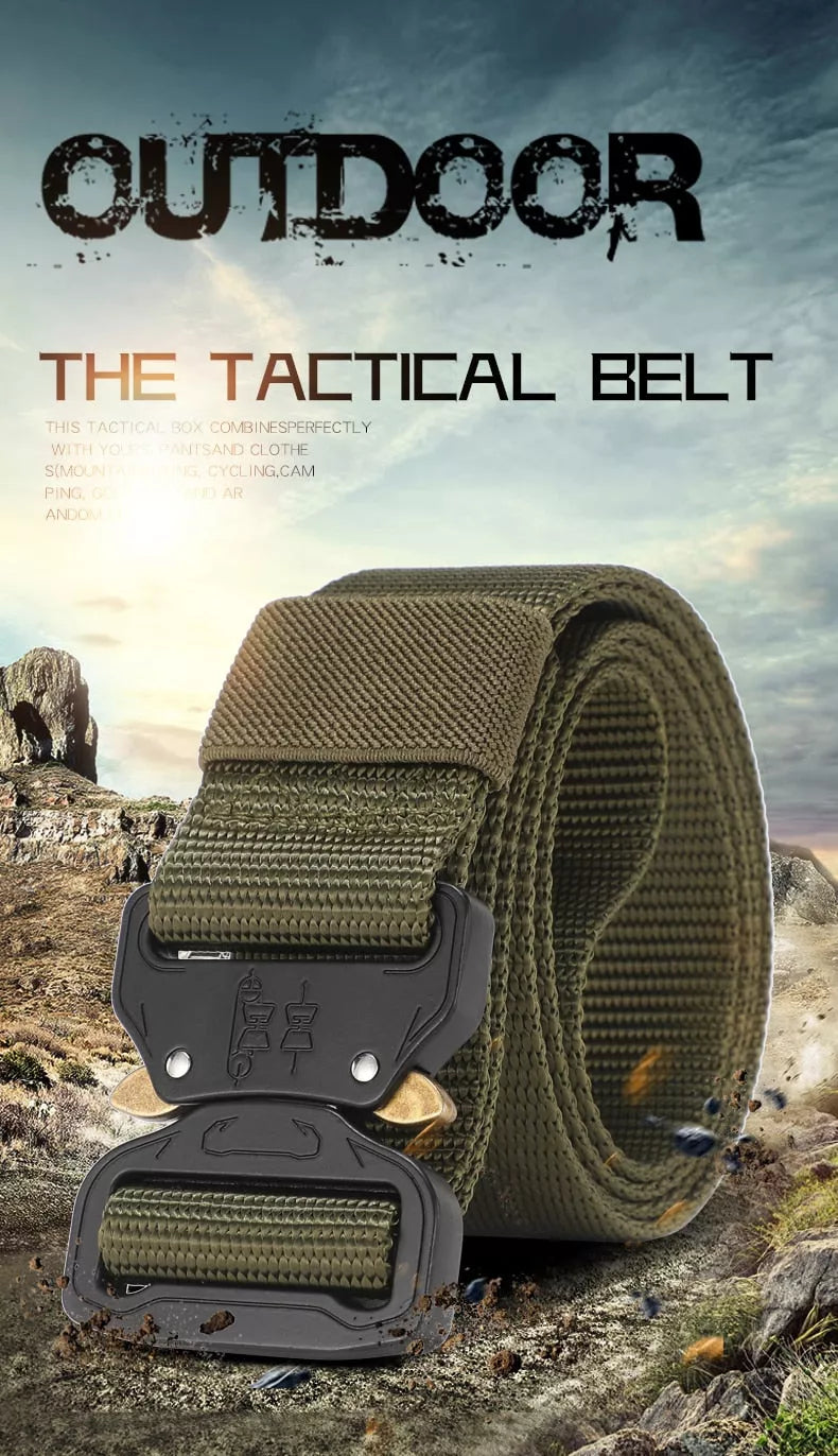 Nylon Tactical Style Belt for Everyday Wear JustGoodKit Nylon Tactical Style Belt for Everyday Wear Nylon Tactical Style Belt for Everyday Wear