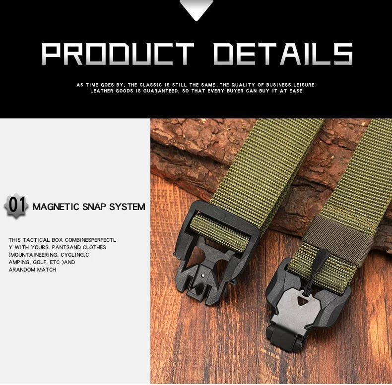Nylon Tactical Style Belt for Everyday Wear JustGoodKit Nylon Tactical Style Belt for Everyday Wear Nylon Tactical Style Belt for Everyday Wear