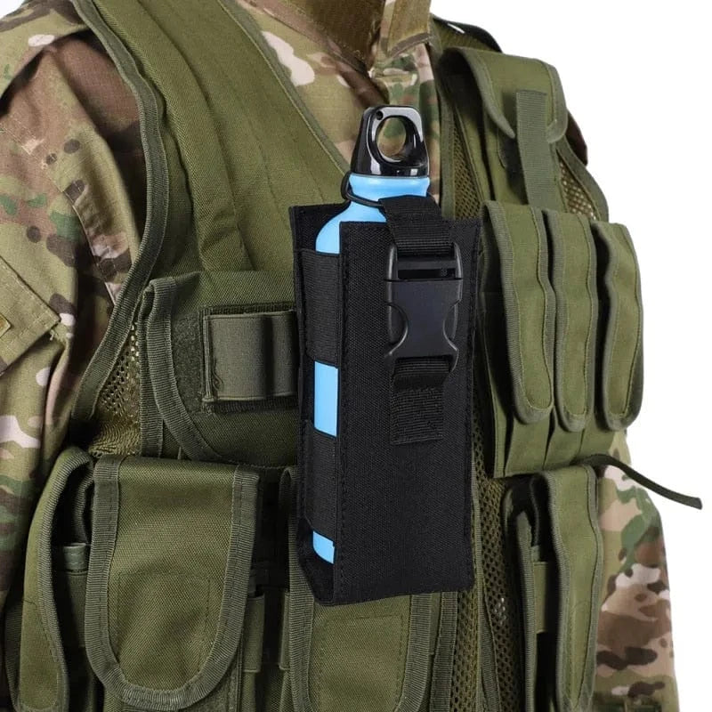 Water Bottle Holder for a pack or belt - Portable & Durable