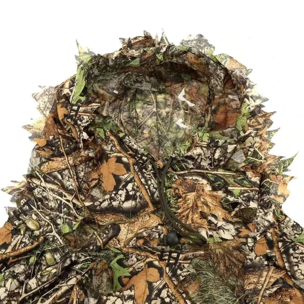 Camouflage Ghillie Suit with disruptive pattern for hunting and Airsoft.