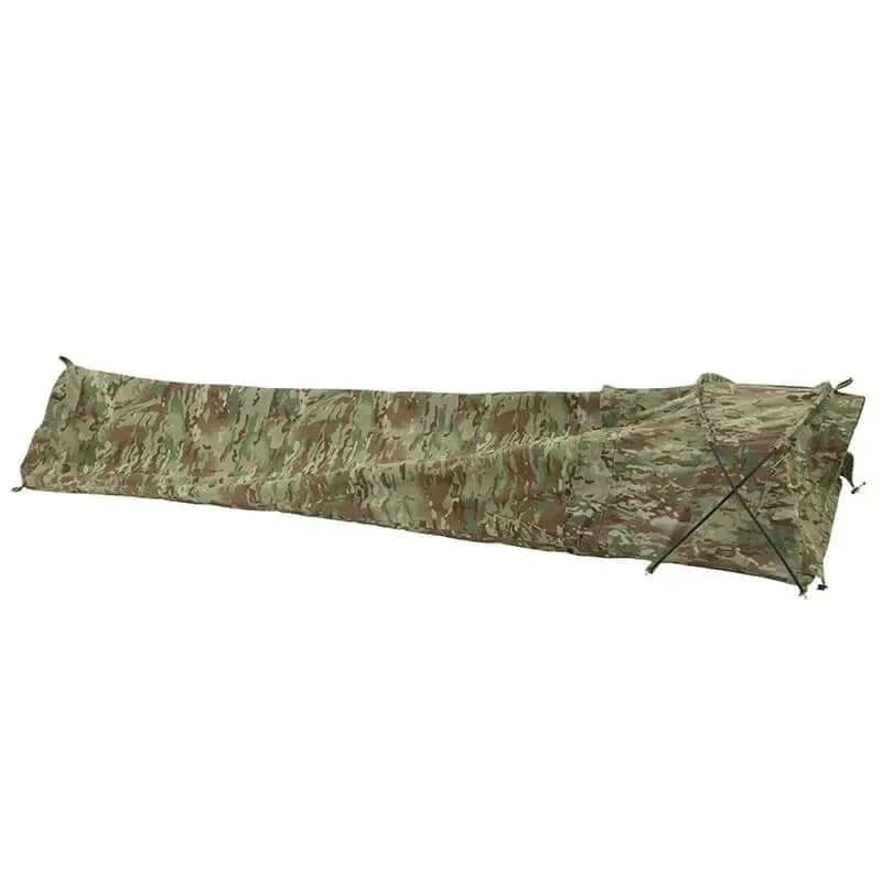 Valhalla Bivi Bag Shelter with waterproof breathable fabric and spacious X-Dome frame for outdoor camping.
