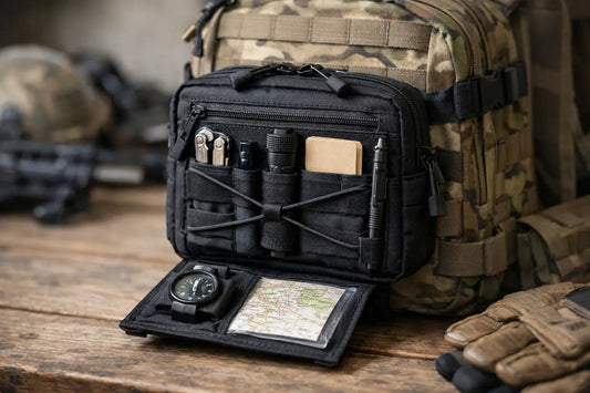 MOLLE admin pouch setup that works