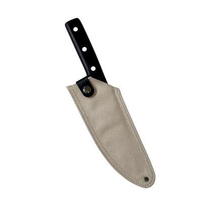 Camping knives with sheath, high-carbon steel blade, camping cooking set.