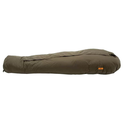 Carinthia SOF 2 Sleeping Bag, lightweight, versatile, green mummy design, military and expedition-ready.