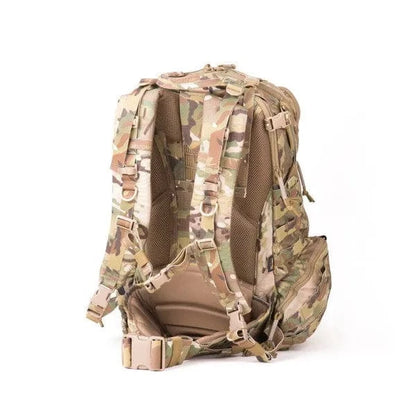Medium Assault Pack with modular design, tactical features, and camouflage pattern.