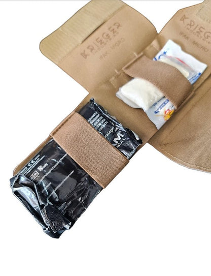 Krieger Industries Micro IFAK 2.0 — Compact Tactical First-Aid Pouch (Pouch Only)
