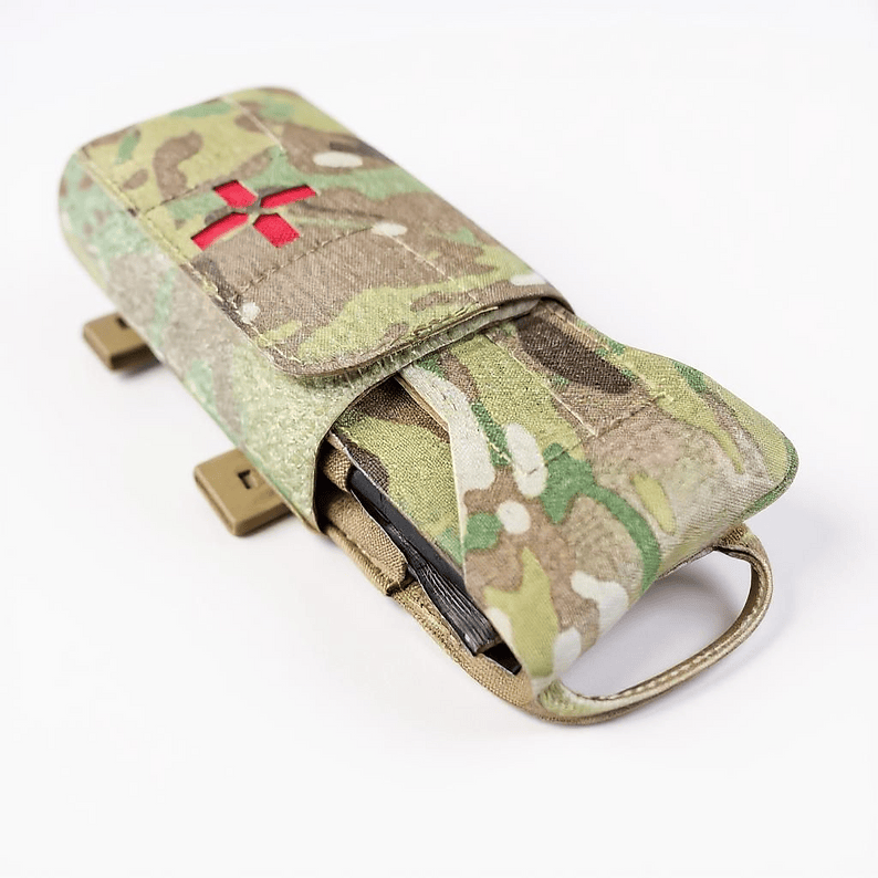 Krieger Industries Micro IFAK 2.0 — Compact Tactical First-Aid Pouch (Pouch Only)