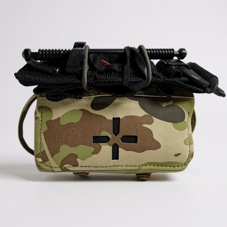 Krieger Industries Micro IFAK 2.0 — Compact Tactical First-Aid Pouch (Pouch Only)