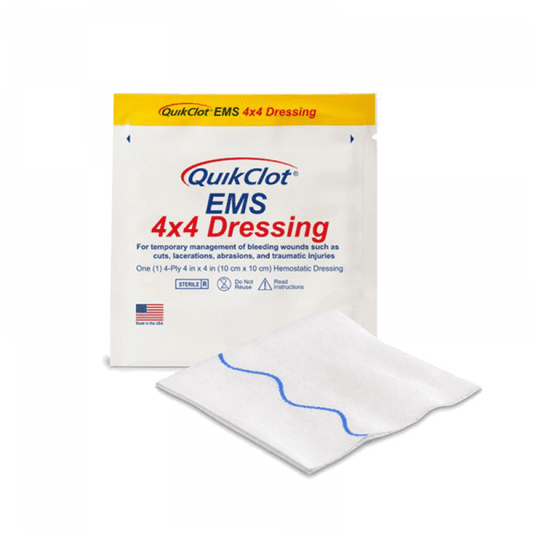 EFA - QuickClot EMS Dressing | 4 x 4 Inch