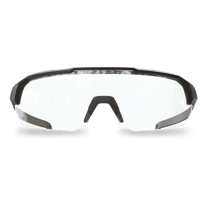 Arc Light tactical glasses with clear vapor shield lens and anti-slip nylon frames.