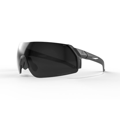 Edge Eyewear Urgent Fury ballistic shooting glasses with Vapor Shield anti-fog technology and thin temple design.